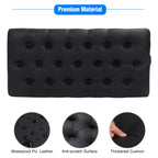 Adjustable Piano Bench with Storage - PU Leather Seat