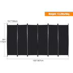 Room Divider 6-Panel Portable Partition Screen