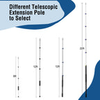 Telescoping Pole 4-12ft Heavy Duty Aluminum Alloy