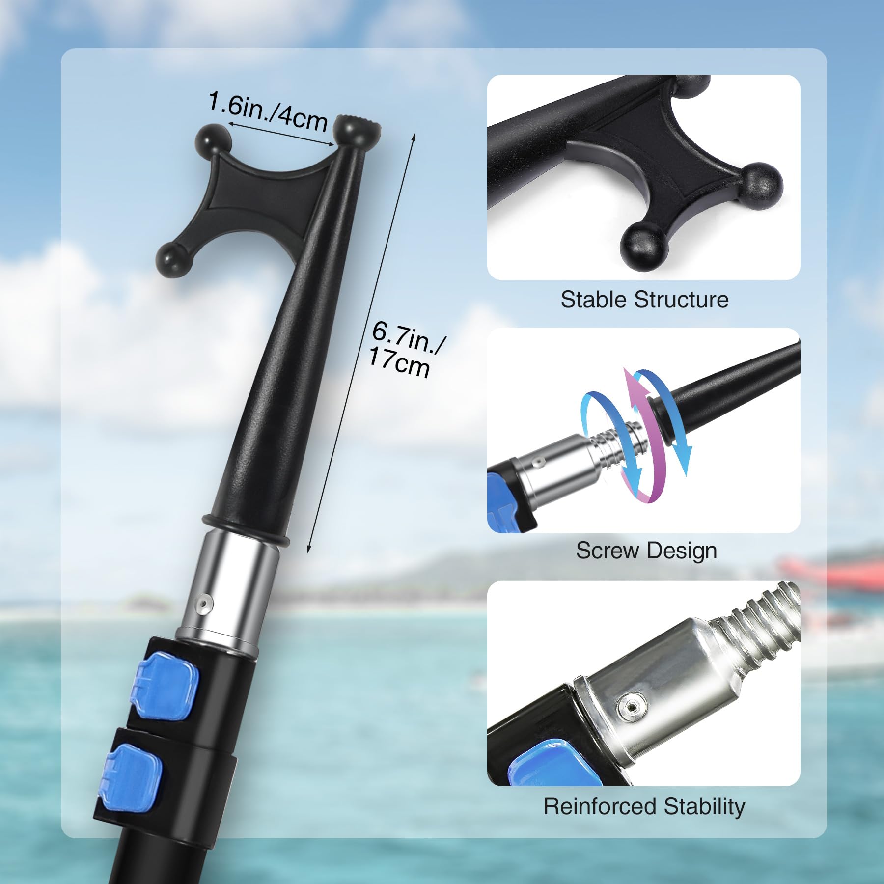 elescoping Boat Hooks for Docking
