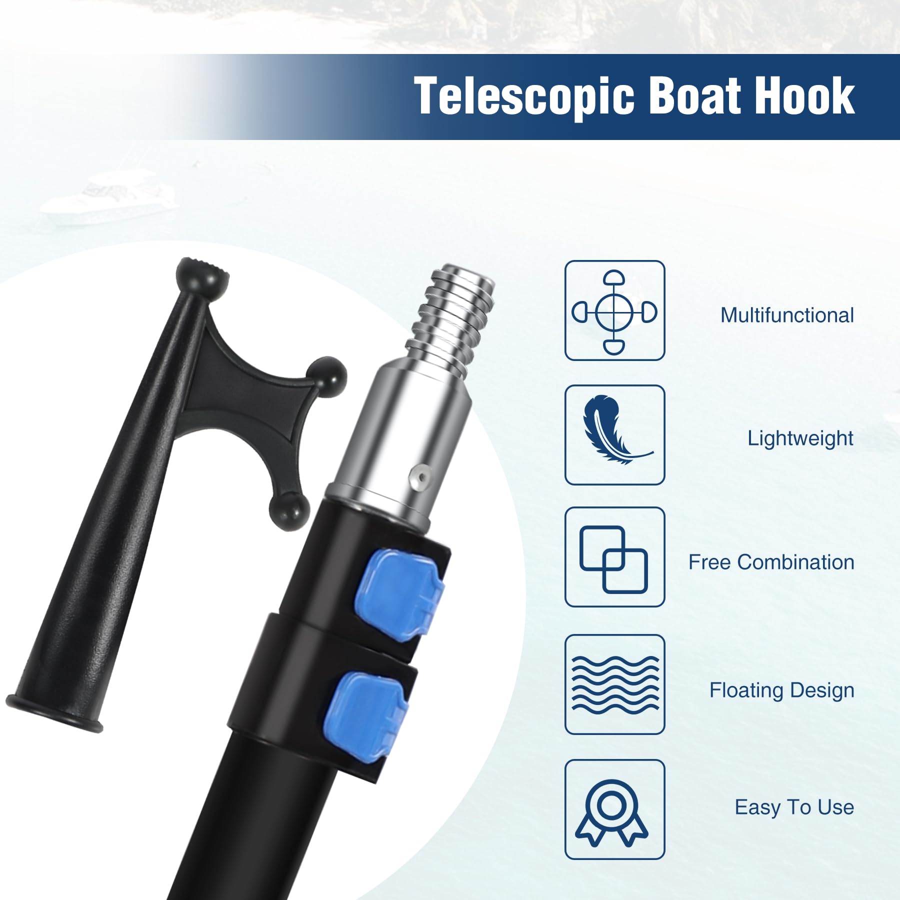 elescoping Boat Hooks for Docking