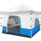 Canopy Camping Tent Attachment for 10x10 Straight Leg Frames