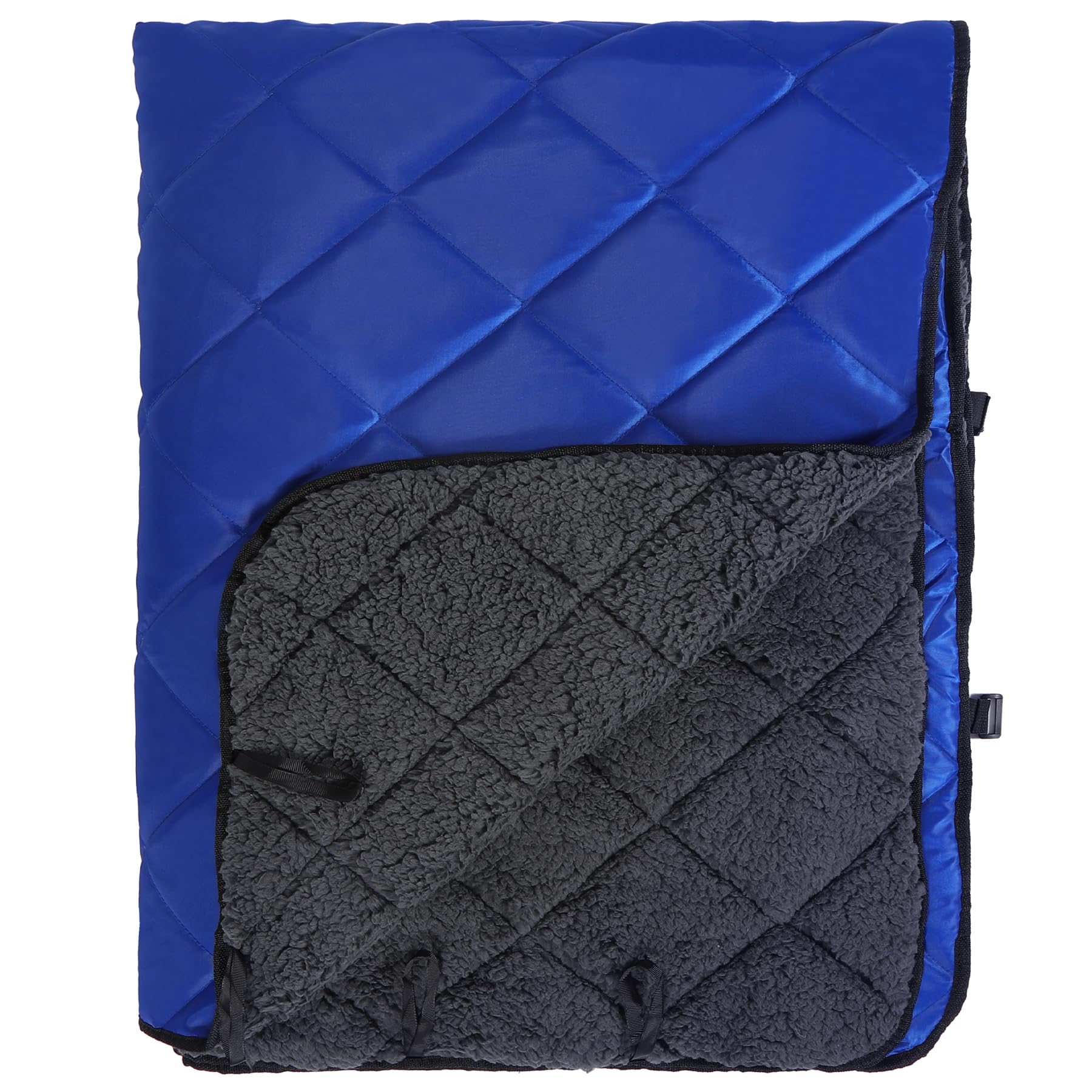 Large Camping Blanket with Sherpa Lining