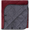 Large Camping Blanket with Sherpa Lining