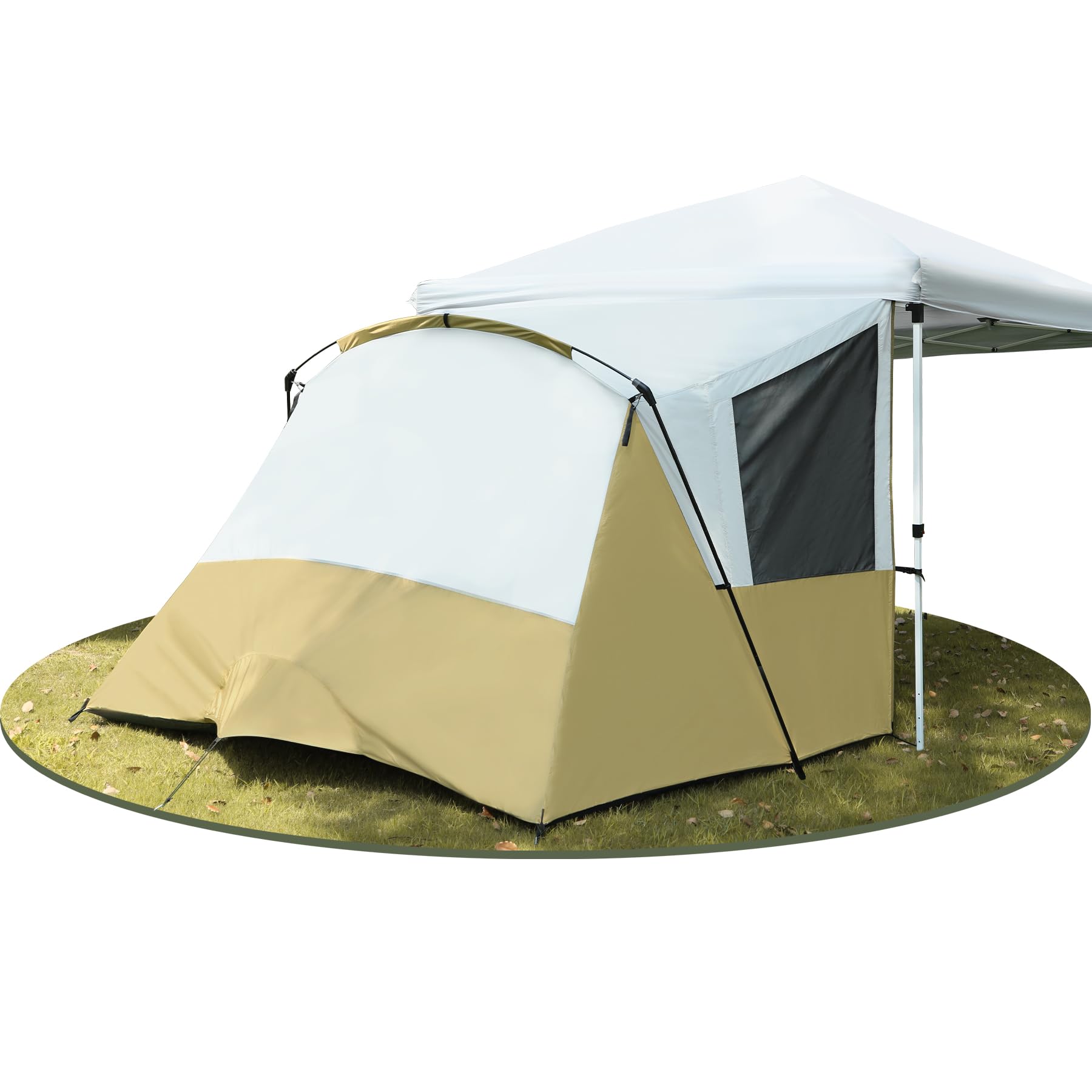Canopy Camping Tent Attachment for 10x10 Straight Leg Frames