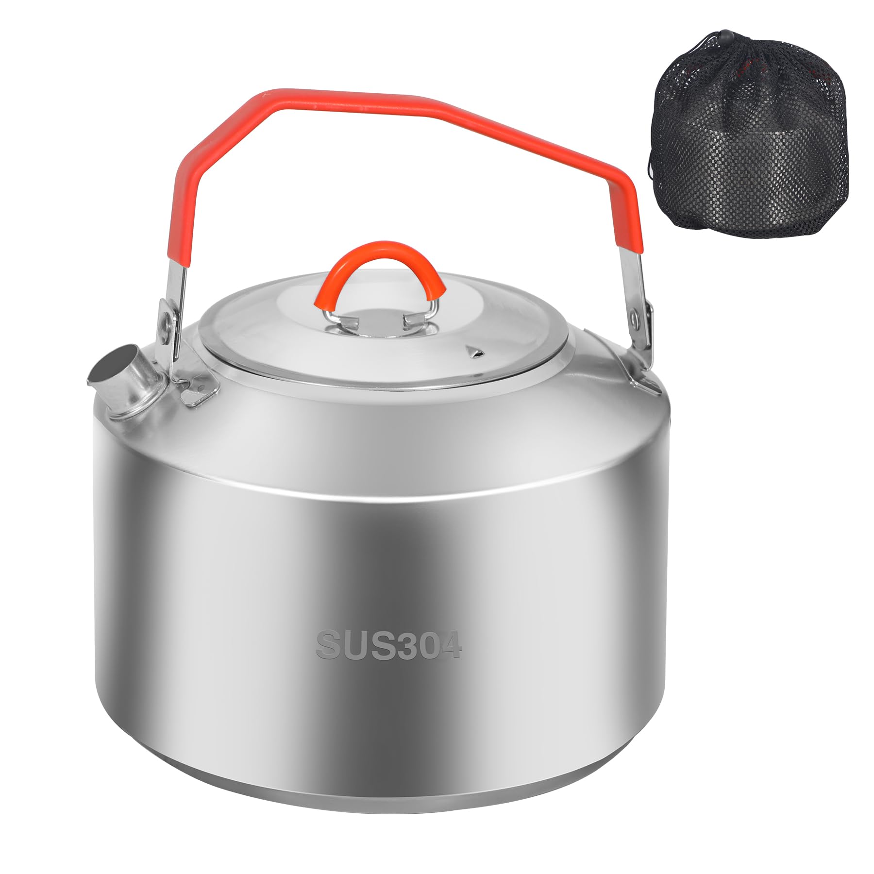 1.6L Stainless Steel Camping Kettle