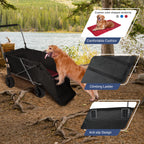 Heavy-Duty Folding Dog Wagon Cart