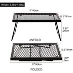 Folding Campfire Grill 304 Stainless Steel Grate