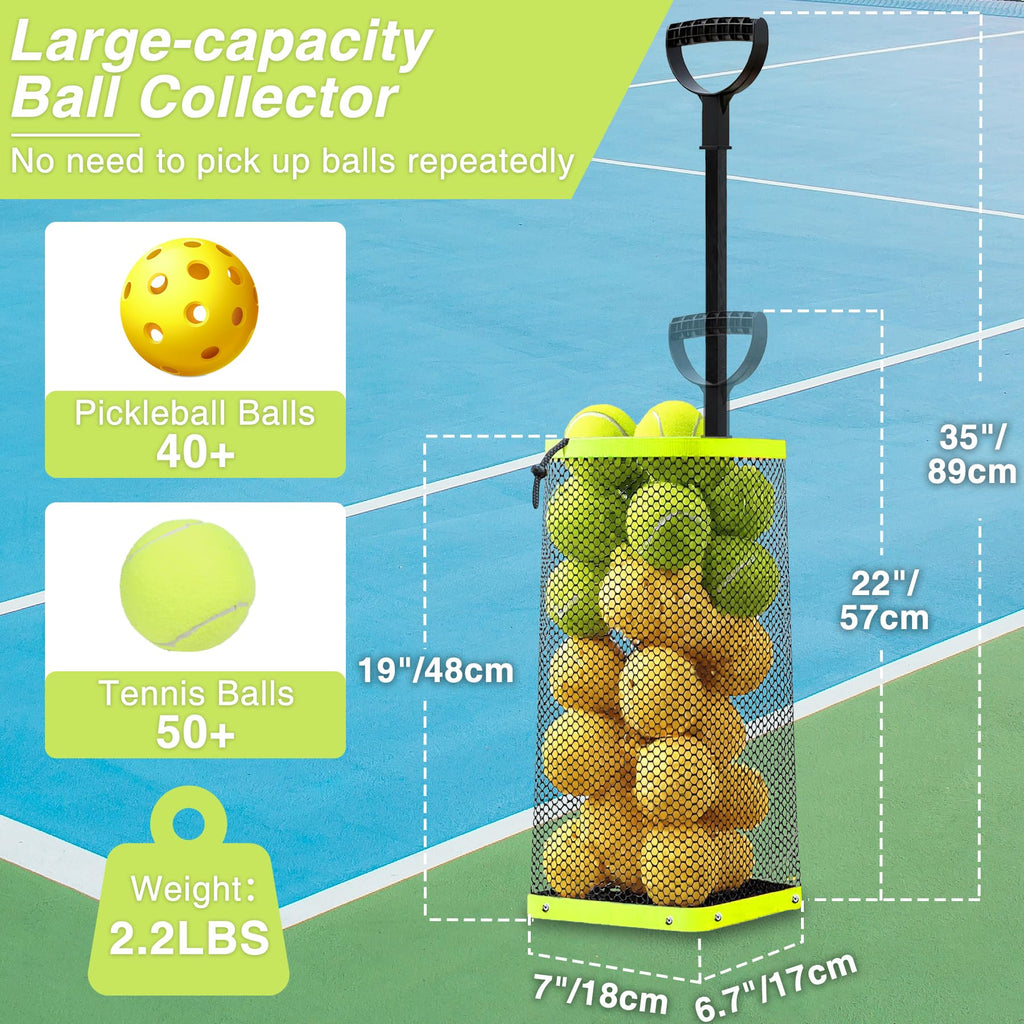Pickleball & Tennis Ball Hopper – 50 Ball Capacity