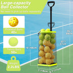 Pickleball & Tennis Ball Hopper – 50 Ball Capacity