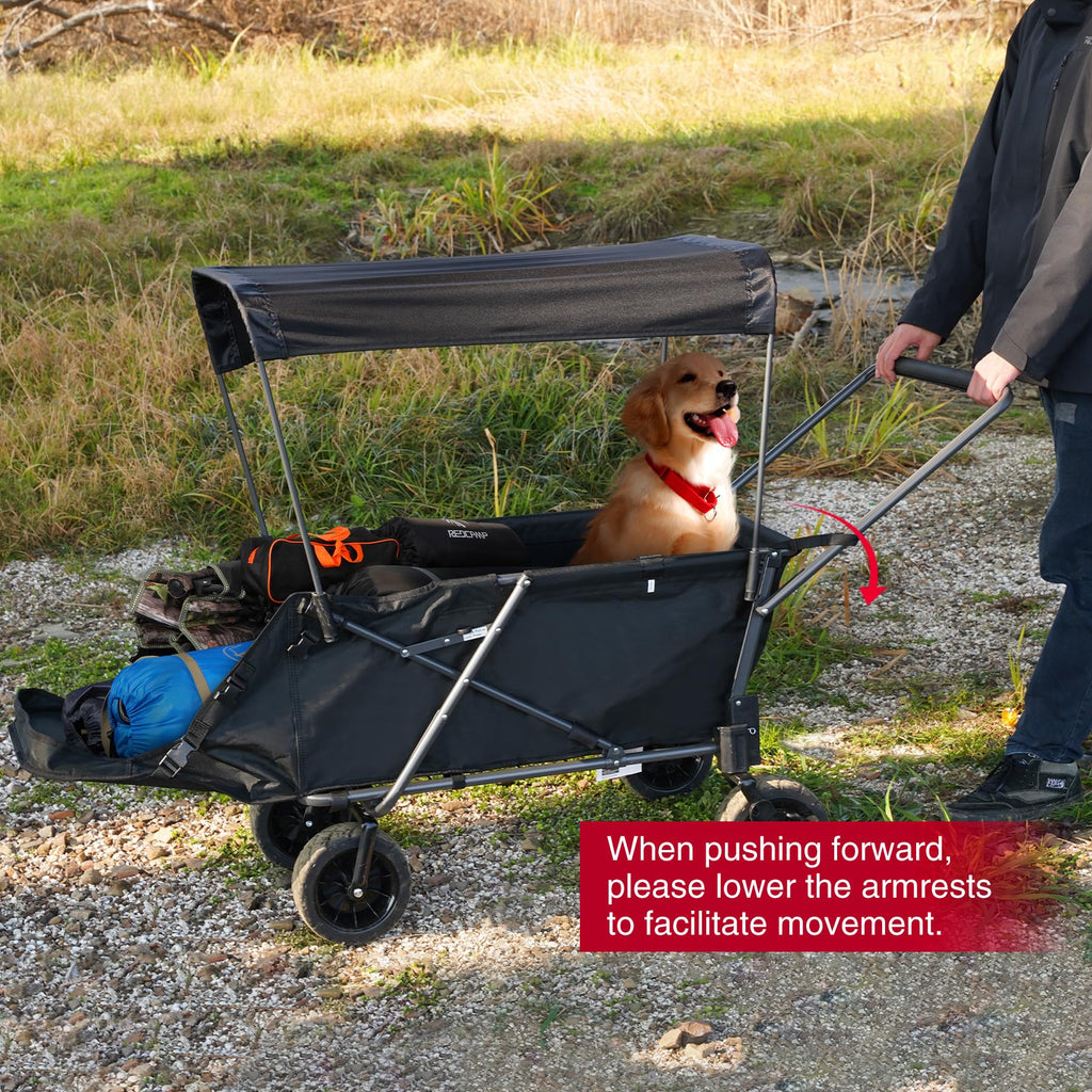 Heavy-Duty Folding Dog Wagon Cart