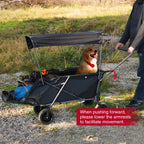 Heavy-Duty Folding Dog Wagon Cart
