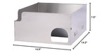 4-Plate Stainless Steel Camping Stove Windshield