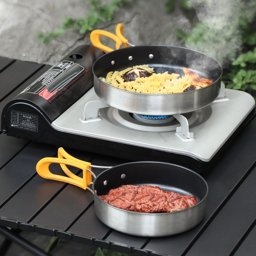 2-Piece Camping Frying Pan Set