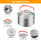 1.6L Stainless Steel Camping Kettle