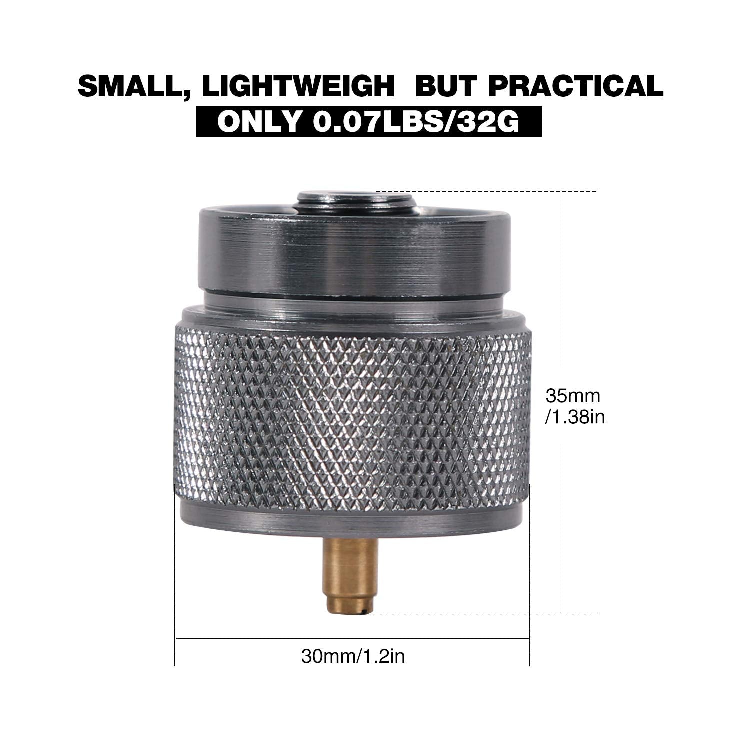 1 lb Propane to EN417 Stove Adapter