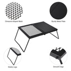 Folding Campfire Grill Heavy Duty Steel Grate