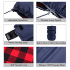 Cotton Flannel Sleeping Bag for Camping Backpacking