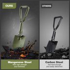 23" Military Folding Camping Shovel w/Cover