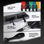 Resistance Bands Set with Handles and Door Anchor