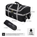 Foldable Duffle Bag with Wheels