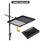 Swivel Campfire Grill Heavy Duty Steel Grate