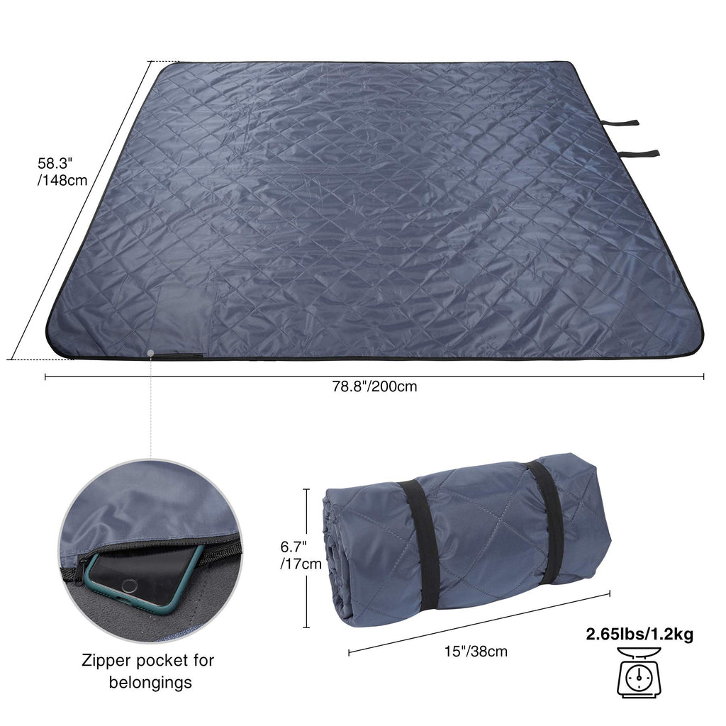 Large Waterproof Stadium Blanket for Cold Weather