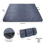 Large Waterproof Stadium Blanket for Cold Weather