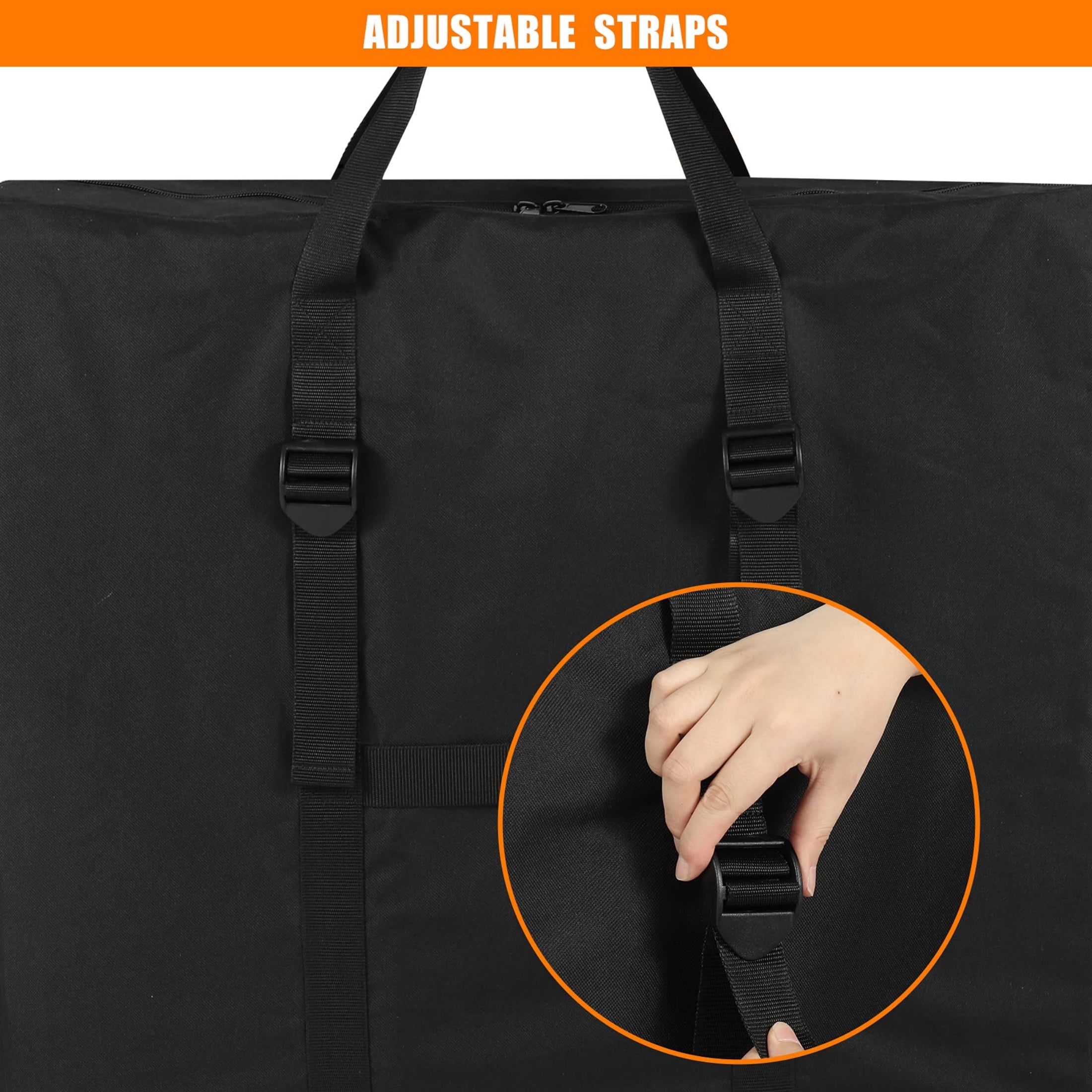 Folding Table Storage Bag 36 Inch Black