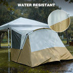 Canopy Camping Tent Attachment for 10x10 Straight Leg Frames