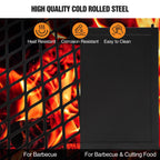 Folding Campfire Grill Heavy Duty Steel Grate
