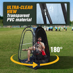 Pop-Up Pod Tent with Clear View & Weatherproof Shell