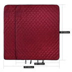 Large Camping Blanket with Sherpa Lining