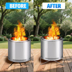 Fire Pit Stand for Solo Stove Bonfire Ranger and Other 15-20" Outdoor Firepits