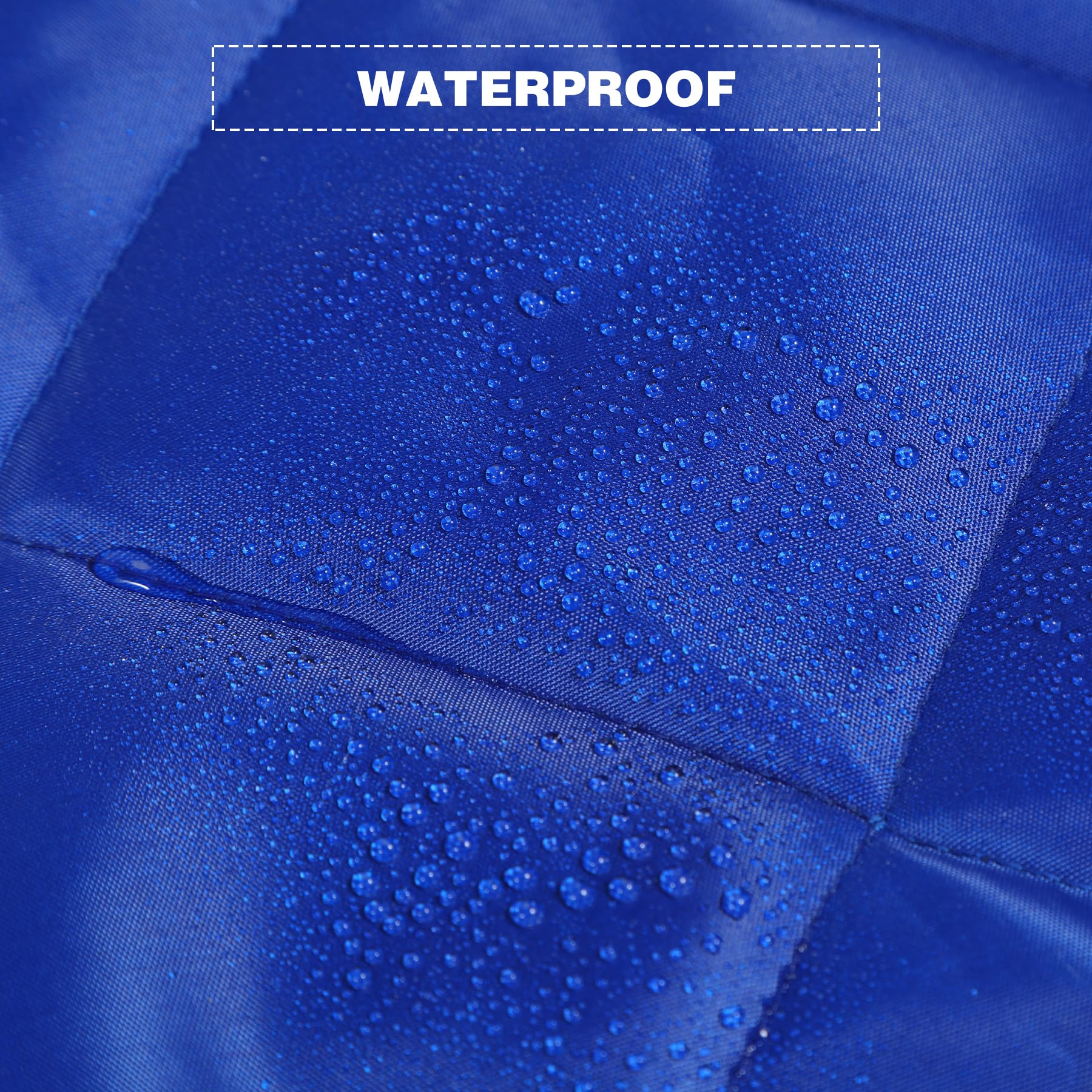 Large Camping Blanket with Sherpa Lining