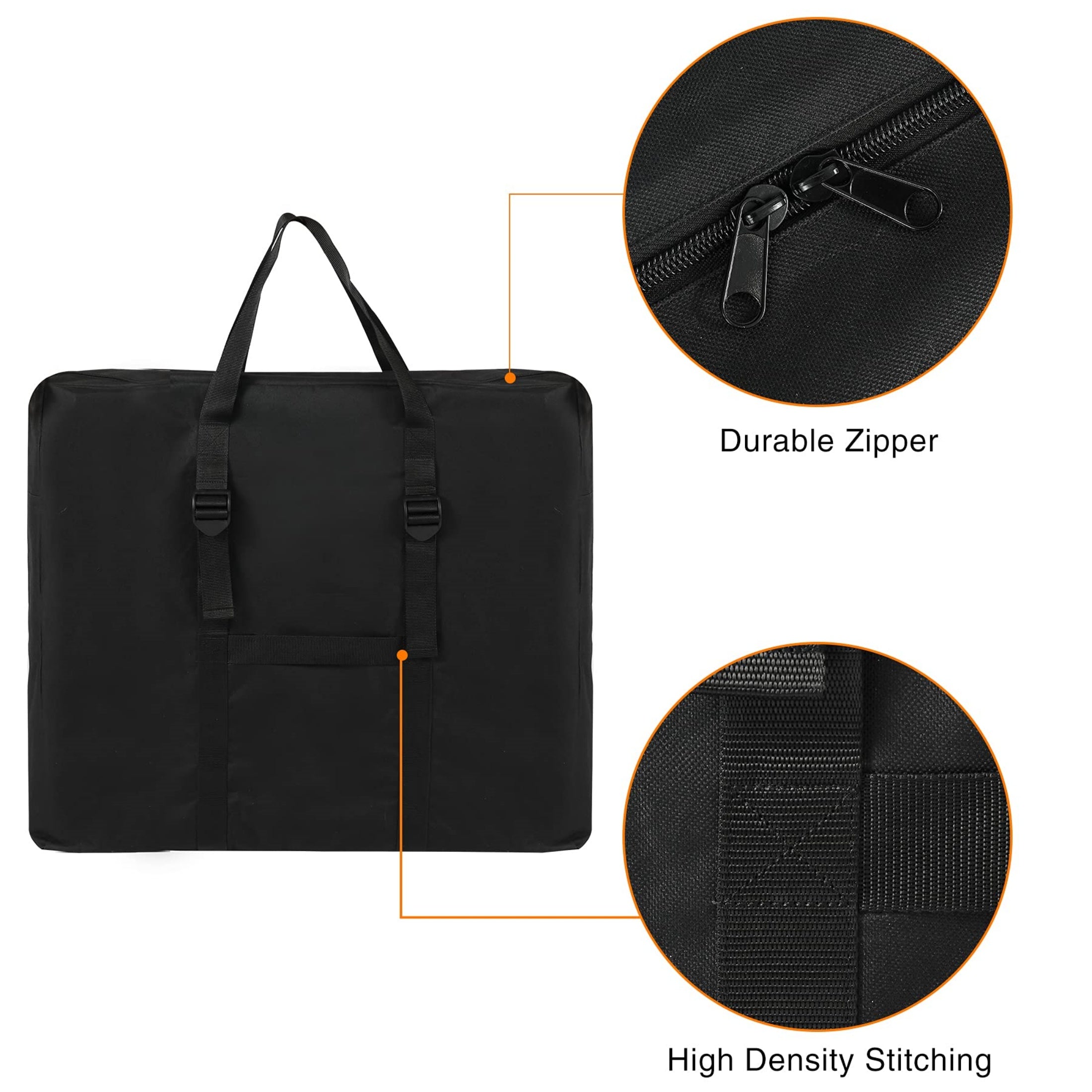 Folding Table Storage Bag 36 Inch Black