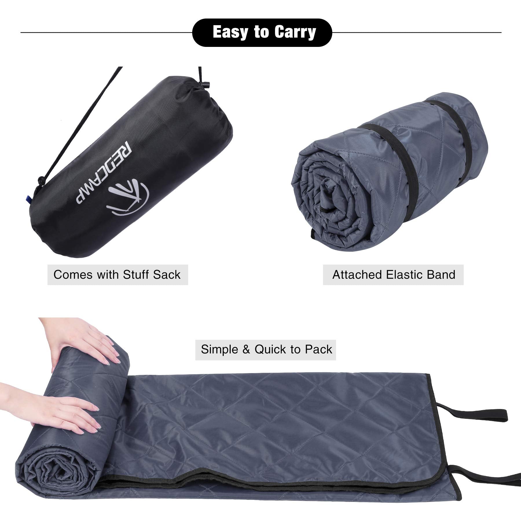 Large Waterproof Stadium Blanket for Cold Weather