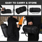 Large Camping Blanket with Sherpa Lining