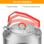 1.6L Stainless Steel Camping Kettle