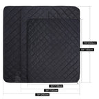 Large Camping Blanket with Sherpa Lining