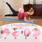 Pilates Ring Set with Resistance Bands and Exercise Ball