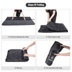 Large Camping Blanket with Sherpa Lining