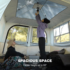 Canopy Camping Tent Attachment for 10x10 Straight Leg Frames