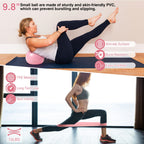 Pilates Ring Set with Resistance Bands and Exercise Ball