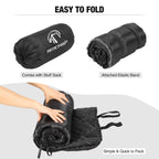 Large Camping Blanket with Sherpa Lining