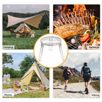 Folding Campfire Tripod for Cooking