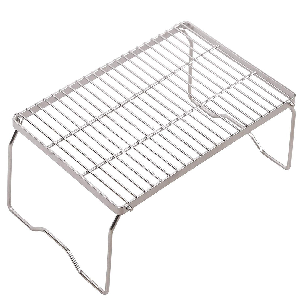 Folding Campfire Grill 304 Stainless Steel Grate