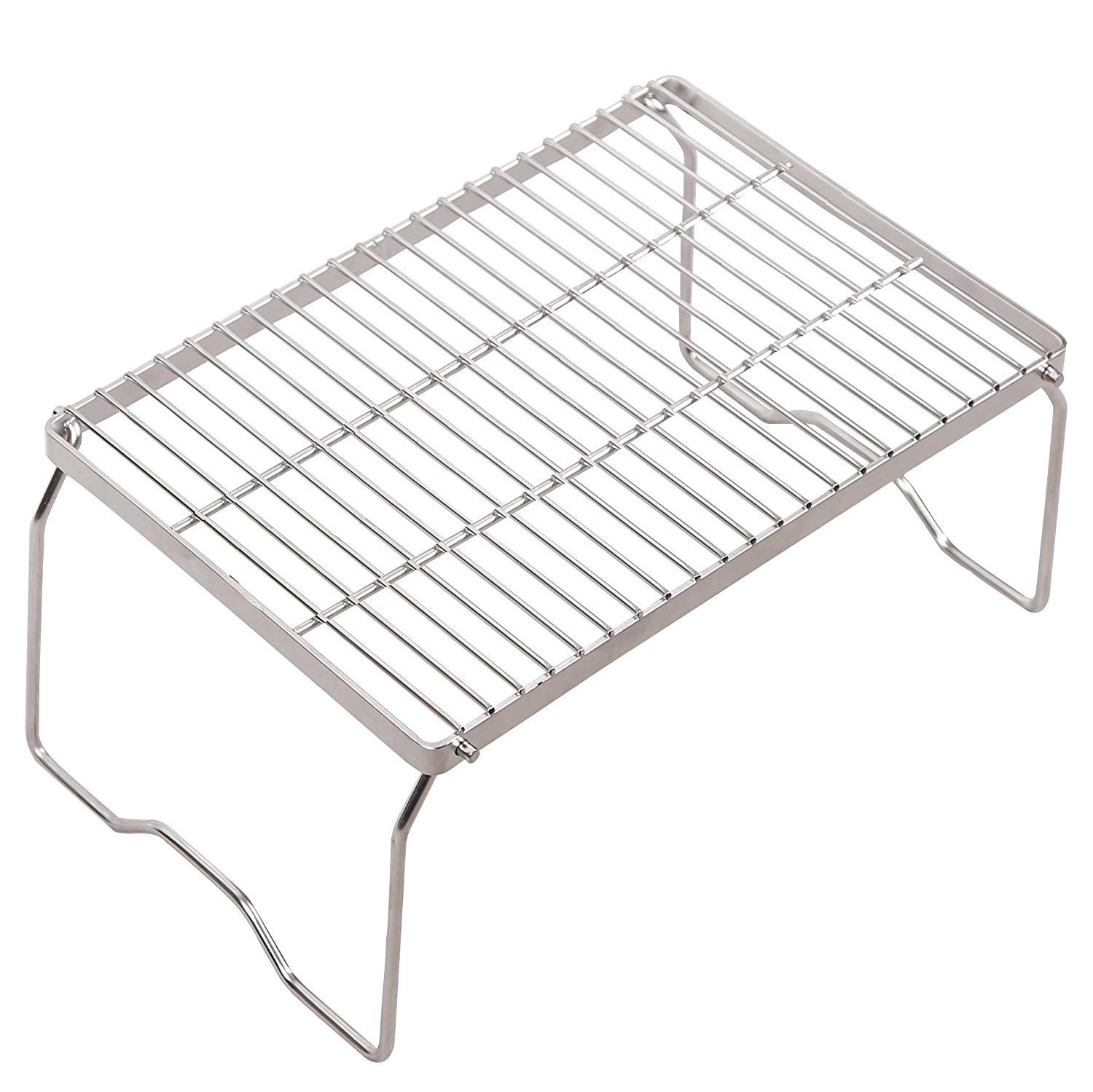 Folding Campfire Grill 304 Stainless Steel Grate