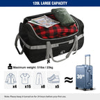 Foldable Duffle Bag with Wheels