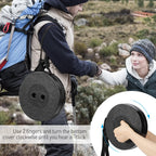 Collapsible Camping Stool - Blue, 500lb Capacity